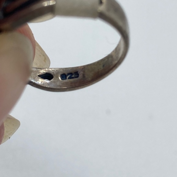 BOGO50 Sterling silver aquamarine ring - Picture 5 of 6